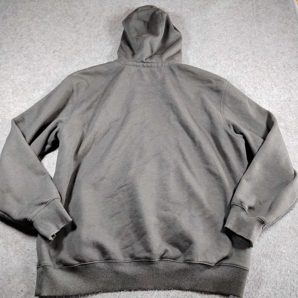 Carhartt Rain Defender Mens XL Loose Fit Quarter Zip Hoodie Charcoal‎ Gray - Picture 8 of 9